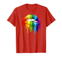 Load image into Gallery viewer, LGBT Rainbow Lip Gay Pride T-Shirt-860618