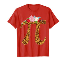 Load image into Gallery viewer, Pi Day Leopard Flower Costume Math Teacher 3.14 Gift T-Shirt-953279