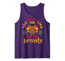 Load image into Gallery viewer, Funny Thanksgiving Pilgrim Turkey Tank Top