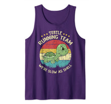 Load image into Gallery viewer, Turtle Running Team We're Slow As Shell Funny Turtle Pun Tank Top
