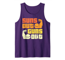 Load image into Gallery viewer, Cali Style Bodybuilding Sun's Out Guns Out Biceps Tank Top