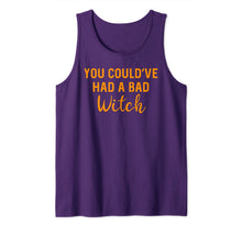 Load image into Gallery viewer, Halloween - You Could've Had A Bad Witch Tank Top