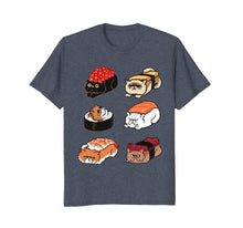 Load image into Gallery viewer, Sushi Persian Cat Funny T- shirt by Huebucket