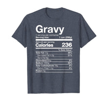 Load image into Gallery viewer, Gravy Nutrition Funny Thanksgiving Food Costume Dark T-Shirt