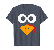 Load image into Gallery viewer, Cute Turkey Face Funny Thanksgiving Gift T-Shirt