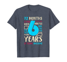 Load image into Gallery viewer, 6th Birthday Gift Son Daughter Age Six 6 Year Old Boys Girls T-Shirt