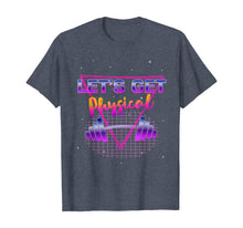 Load image into Gallery viewer, Lets get physical 80's Retro Totally Rad Workout Gym Gift T-Shirt