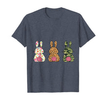 Load image into Gallery viewer, Floral Leopard Camouflage Easter Bunny Flower Rabbit Gift T-Shirt-329059