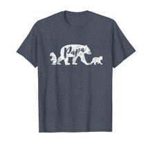 Load image into Gallery viewer, Papa Bear T-Shirt with Two Cubs