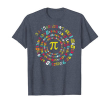 Load image into Gallery viewer, Funny Pi Day Shirt Spiral Pi Math Tee for Pi Day 3.14 T-Shirt-102916