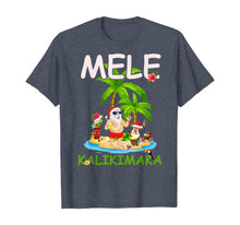 Load image into Gallery viewer, Mele Kalikimaka Santa Claus Merry Xmas Aloha Hawaii Gift T-Shirt