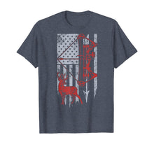 Load image into Gallery viewer, Bow Hunting Deer Flag T-Shirt for Men Or Women Hunters-145715