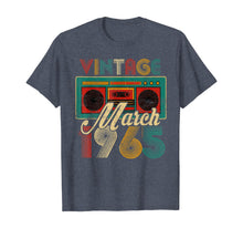 Load image into Gallery viewer, March 1965 Limited Edition Vintage Gifts 55th Birthday T-Shirt-407294