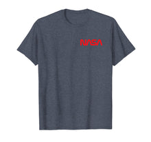Load image into Gallery viewer, NASA Shirt, Chest Worm Logo Insignia Symbol Graphic T-Shirt