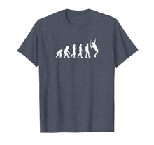Load image into Gallery viewer, Funny Human Evolution to Tennis T-Shirt