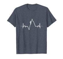 Load image into Gallery viewer, Climbing T-Shirt Heartbeat Rock Mountain Bouldering Gift