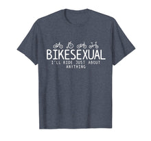 Load image into Gallery viewer, Bikesexual T-Shirt - Funny Bicycle Bike Cycling Shirt Gift