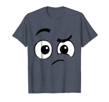 Load image into Gallery viewer, Perplexed Emoji Halloween Costume TShirt Confused Face