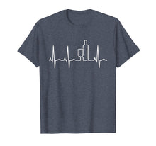 Load image into Gallery viewer, Wine Heartbeat Shirt I Love Wine Tasting T-Shirt Wine Lover