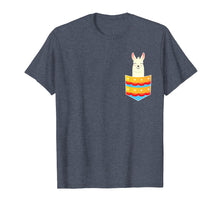 Load image into Gallery viewer, Cute Llama In Pocket Gift T-Shirt