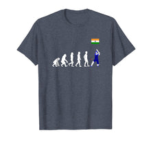 Load image into Gallery viewer, Evolution of man into cricket player with Indian team Jersey
