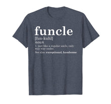 Load image into Gallery viewer, Mens Funcle T-Shirt Funny Uncle Father's Day Gift Birthday Gag