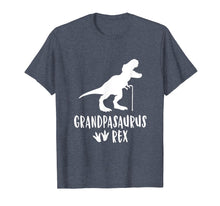 Load image into Gallery viewer, Grandpasaurus Funny T Shirt Dinosaur Grandpa Family Rex Gift