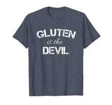Load image into Gallery viewer, Gluten is Devil Funny Distressed Shirt Women Men