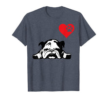 Load image into Gallery viewer, English Bulldog TShirt I LOVE MY ENGLISH BULLDOG DOG