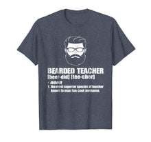 Load image into Gallery viewer, male teacher t shirt-funny bearded teacher gift for men