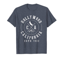 Load image into Gallery viewer, Hollywood T-Shirt Calfornia State Map CA Shirt Gift