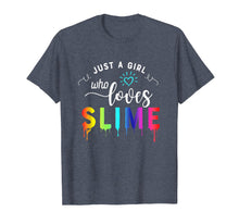 Load image into Gallery viewer, Slime Shirts for Girls Just a Girl Who Loves Slime Tee