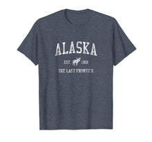 Load image into Gallery viewer, Alaska T-Shirt Vintage Sports Design Alaskan Moose Tee