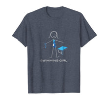 Load image into Gallery viewer, Funny Swimming T-Shirts Women, Swimmer Gifts Girls