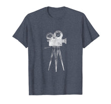 Load image into Gallery viewer, Retro Camera Cameraman Filmmaker Movie Director T Shirt Tee
