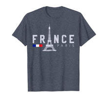 Load image into Gallery viewer, France Paris T-Shirt French Flag Eiffel Tower Souvenir Gift