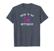 Load image into Gallery viewer, Exercise Motivational Shirt Suck It Up Quote Cycle Tee