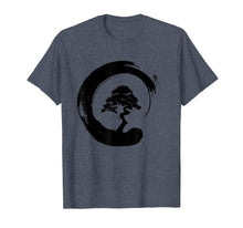 Load image into Gallery viewer, Bonsai Tree Enso Circle - Buddhist Zen Calligraphy T-Shirt