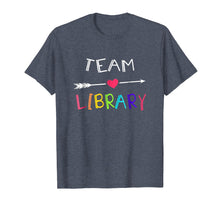 Load image into Gallery viewer, Team Library Teacher School T Shirt