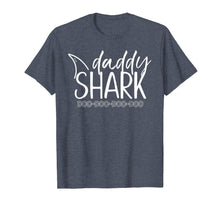 Load image into Gallery viewer, Mens Daddy Shark Doo Doo Fathers Day Gift T-Shirt