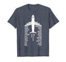 Load image into Gallery viewer, Phonetic Alphabet T-Shirt | Aviation Pilot Airplane Shirt