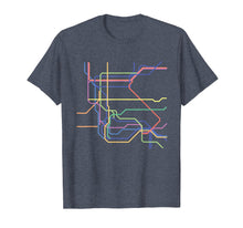 Load image into Gallery viewer, Minimalist New York City Underground Metro Map T-shirt