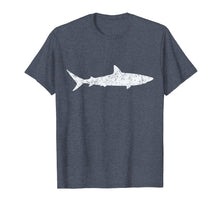 Load image into Gallery viewer, Shark Retro Vintage T-Shirt 70s Distressed Throwback Tee