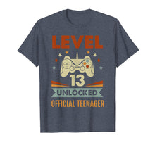 Load image into Gallery viewer, Official Teenager 13th Birthday T-Shirt Level 13 Unlocked