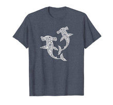 Load image into Gallery viewer, Shirt Hammerhead Shark Polynesian Art Maori Hawaii Tropical
