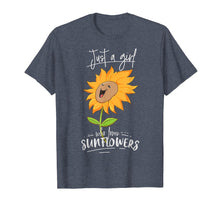 Load image into Gallery viewer, Sunflower Shirt Florist Floral Tshirt Flower Sunshine Gift