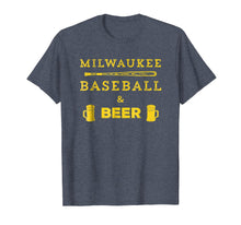 Load image into Gallery viewer, Classic Milwaukee Baseball & Beer Fan Retro T-Shirt
