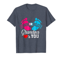 Load image into Gallery viewer, Baby Gender Reveal Pink or Blue Grandpa Loves You T Shirt