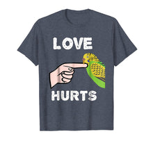 Load image into Gallery viewer, Love Hurts Budgie Parakeet Parrot Tshirt Valentine's Day