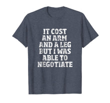 Load image into Gallery viewer, Amputee T-Shirt: Able To Negotiate Funny Leg Amputee Shirt